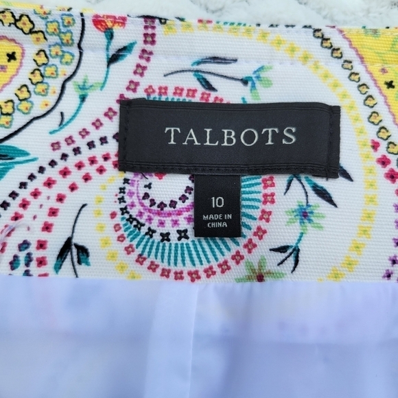 Talbots Paisley Print Skirt size 10 - Picture 4 of 5
